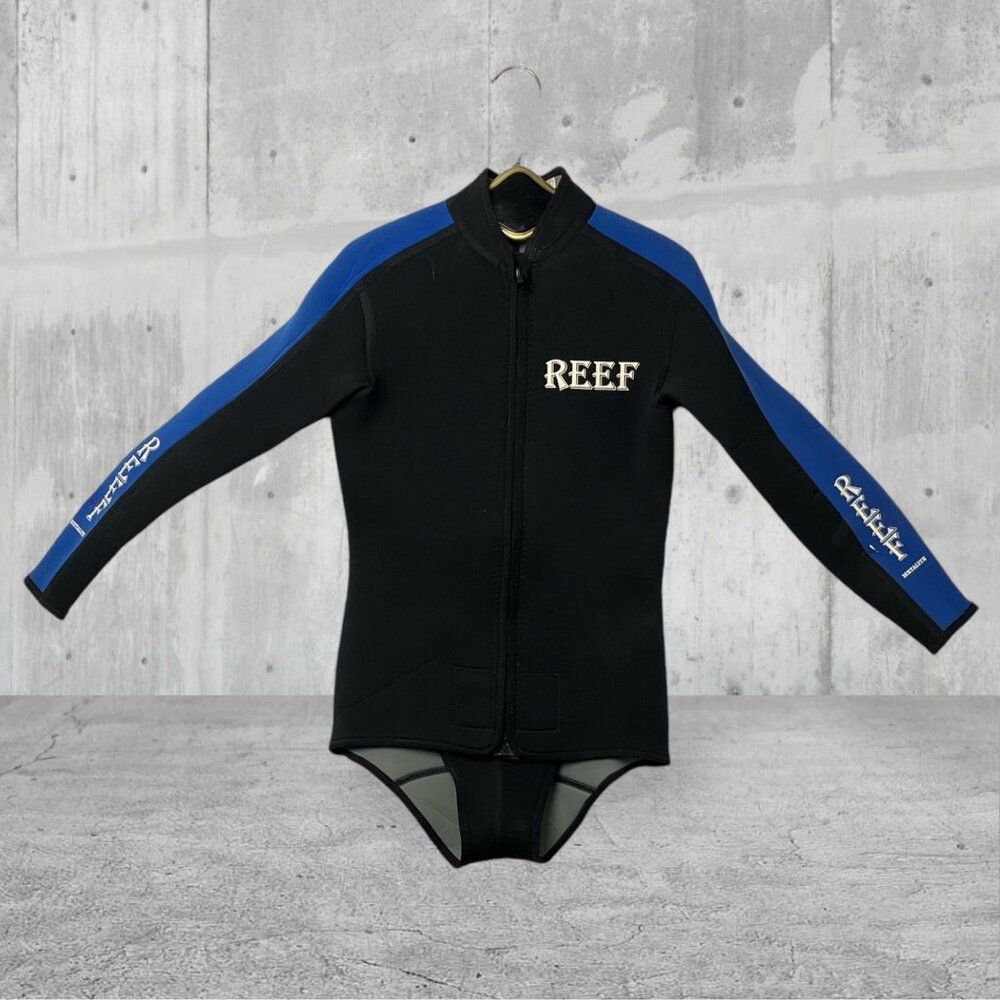 Reef Womens/ Men's Large 5mm Scuba & Diving Wetsuit Jacket Black & Blue